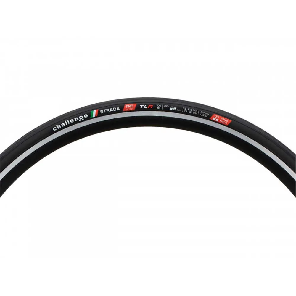 Challenge Strada Pro Tubeless 700c X 25 Racerdekk, Sykkeldekk Challenge Strada Pro Tubeless 700c X 25 Racerdekk, Sykkeldekk