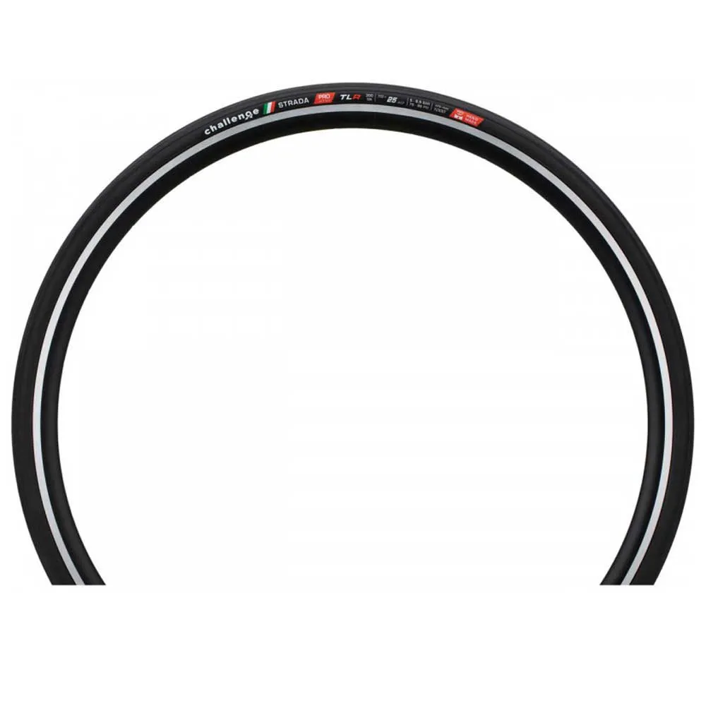 Challenge Strada Pro Tubeless 700c X 25 Racerdekk, Sykkeldekk Challenge Strada Pro Tubeless 700c X 25 Racerdekk, Sykkeldekk