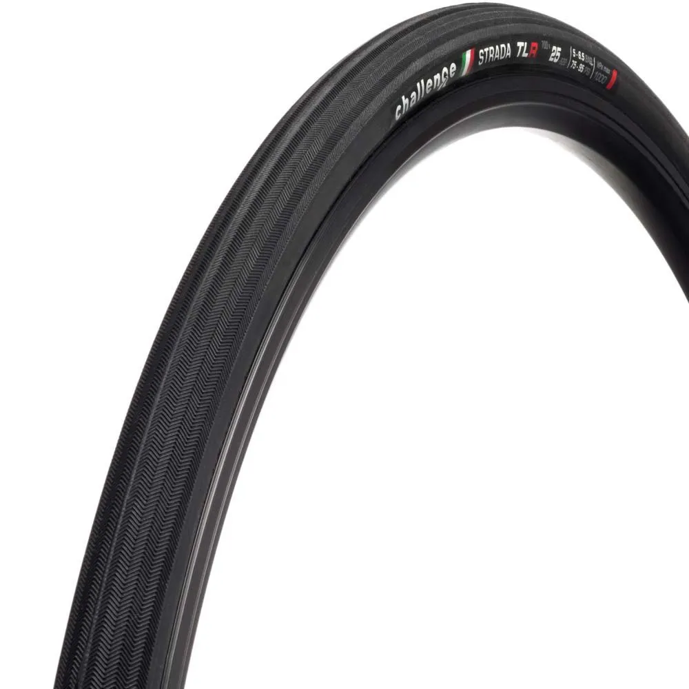 Challenge Strada Race Tubeless 700c X 25 Racerdekk, Sykkeldekk Challenge Strada Race Tubeless 700c X 25 Racerdekk, Sykkeldekk