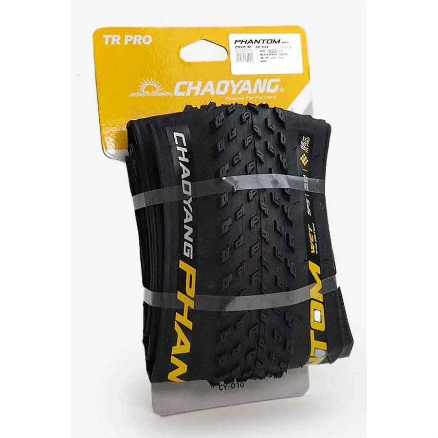 Chaoyang Phantom Wet Tubeless 29´´ X 2.30 Mtb-dekk, Black, 29" x 2.30, Sykkeldekk