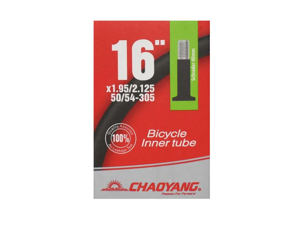 Chaoyang slange 16"x1,95-2,125 autoventil 40mm