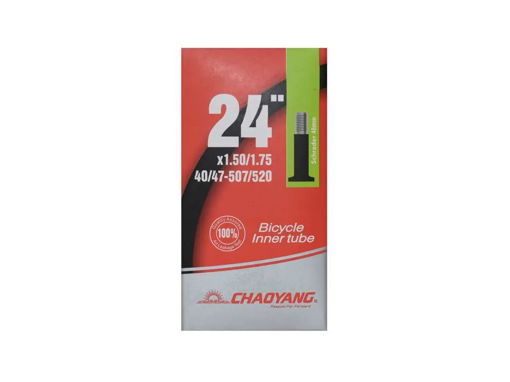 Chaoyang slange 24"x1,50-1,75 autoventil 48mm