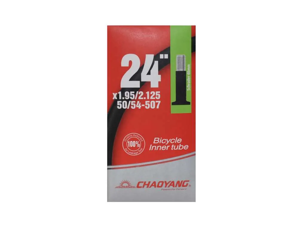 Chaoyang slange 24"x1,95-2,125 autoventil 48mm