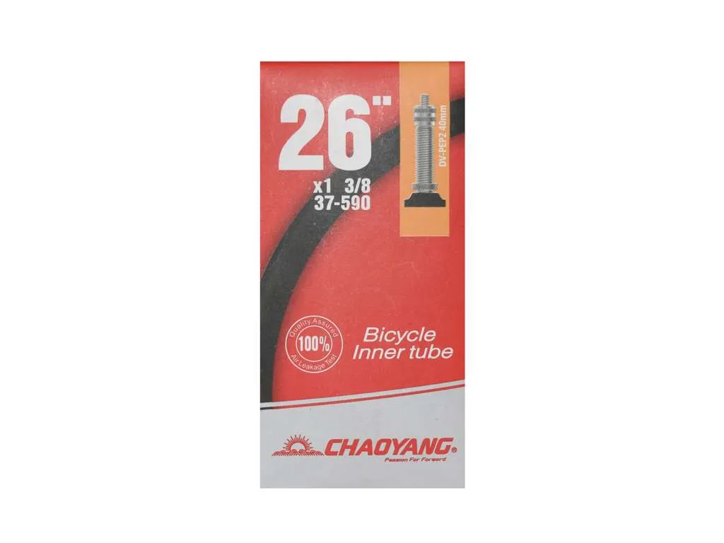 Chaoyang slange 26"x1 3/8 Dunlopventil 40mm