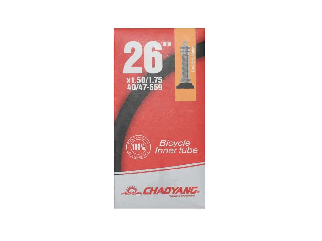 Chaoyang slange 26"x1,50-1,75 Dunlopventil 40mm