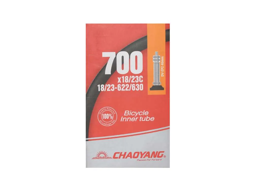 Chaoyang slange 700x18-23c Dunlopventil 40mm
