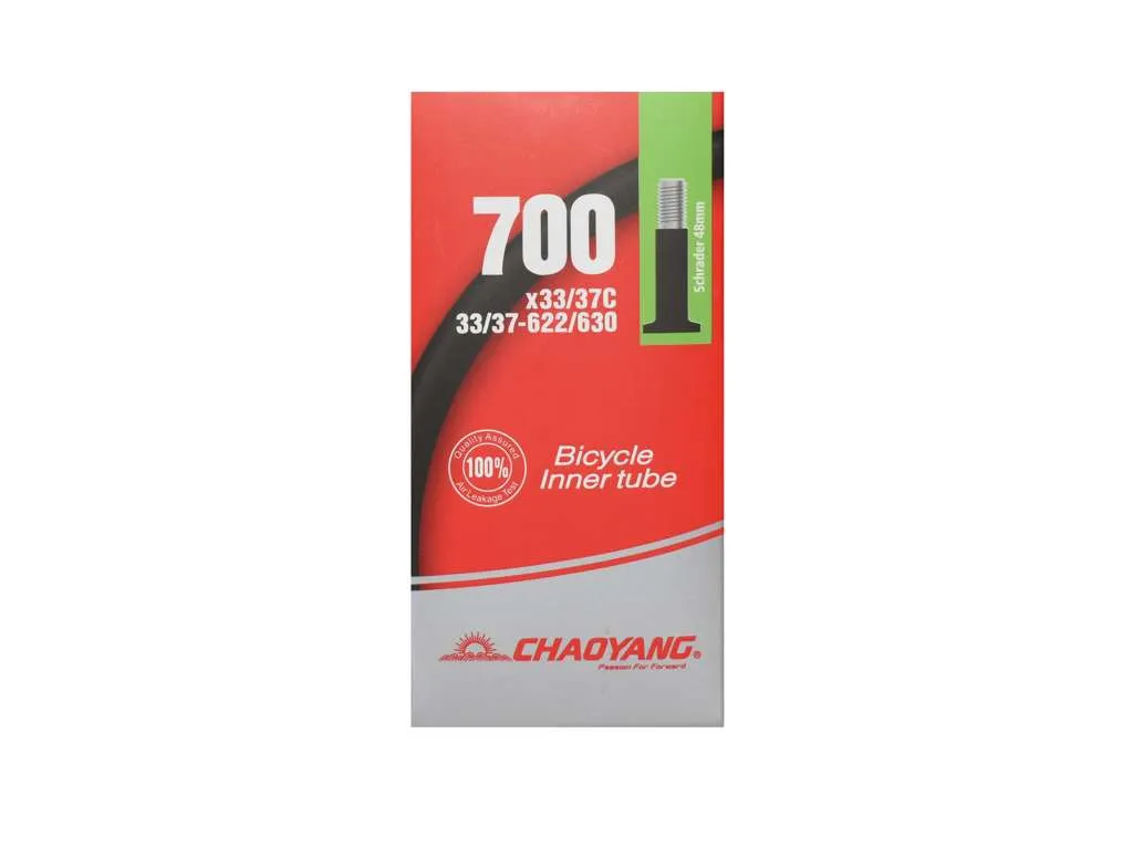 Chaoyang slange 700x33-37c autoventil 48mm