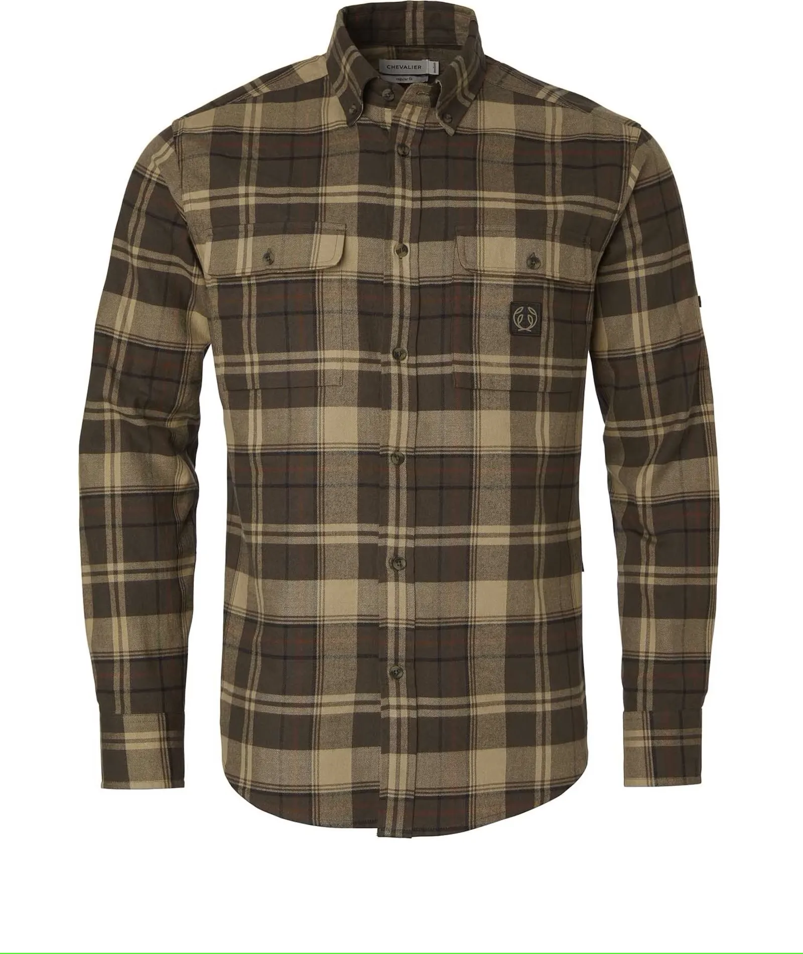 Chevalier Men's Heron Flannel Shirt