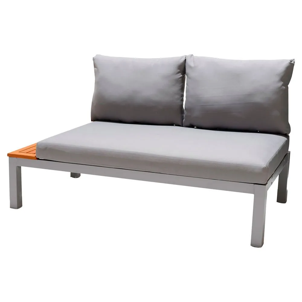Chillvert Aluminium Bergamo Fsc Eukalyptus Hagesofa 138.20x76.6x73 Cm unisex, Grey, One Size Chillvert Aluminium Bergamo Fsc Eukalyptus Hagesofa 138.20x76.6x73 Cm unisex, Grey, One Size