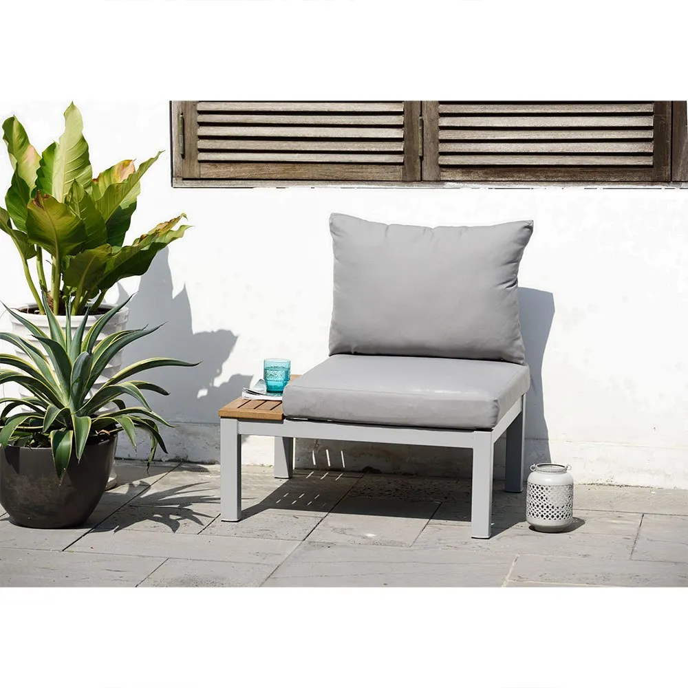 Chillvert Aluminium Bergamo Fsc Eukalyptus Hagesofa 78.20x76.6x730 Cm unisex, Grey, One Size Chillvert Aluminium Bergamo Fsc Eukalyptus Hagesofa 78.20x76.6x730 Cm unisex, Grey, One Size