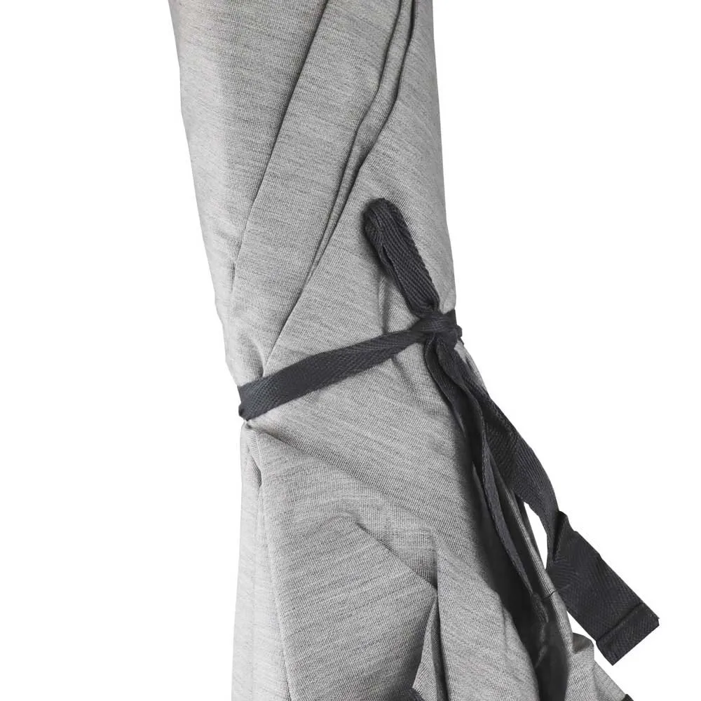 Chillvert Aluminium Foldbar Parasoll 240 Cm unisex, Grey stone, One Size Chillvert Aluminium Foldbar Parasoll 240 Cm unisex, Grey stone, One Size