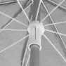 Chillvert Aluminium Foldbar Parasoll 240 Cm unisex, Grey stone, One Size