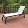 Chillvert Aluminium Pisa Solseng 203x64x43 Cm unisex, Anthracite / ecrú, One Size