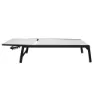 Chillvert Aluminium Pisa Solseng 203x64x43 Cm unisex, Anthracite / ecrú, One Size