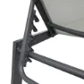 Chillvert Aluminium Pisa Solseng 203x64x43 Cm unisex, Anthracite / ecrú, One Size