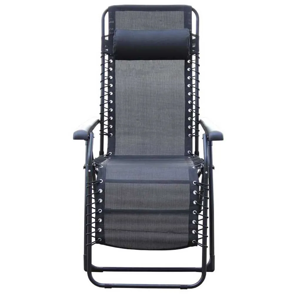 Chillvert Catania Stål Solseng 65.5x91x116 Cm unisex, Black, One Size