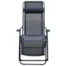Chillvert Catania Stål Solseng 65.5x91x116 Cm unisex, Black, One Size