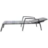 Chillvert Cozumel Stål Solseng 190x63x50 Cm Refurbished unisex, Anthracite / brown, One Size