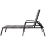 Chillvert Cozumel Stål Solseng 190x63x50 Cm Refurbished unisex, Anthracite / brown, One Size