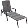 Chillvert Cozumel Stål Solseng 190x63x50 Cm Refurbished unisex, Anthracite / brown, One Size
