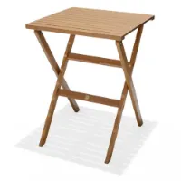 Chillvert Milan Fsc Eukalyptus Sammenleggbart Firkantet Bord 56x56 Cm unisex