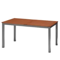Chillvert Napoles Fsc Eukalyptus Rektangulært Bord 140x79.7x74.4 Cm unisex