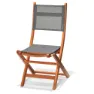 Chillvert Napoles Fsc Sammenleggbar Stol I Eukalyptus Og Stoff 50.65x49.6x93.2 Cm unisex, Wooden / grey, One Size