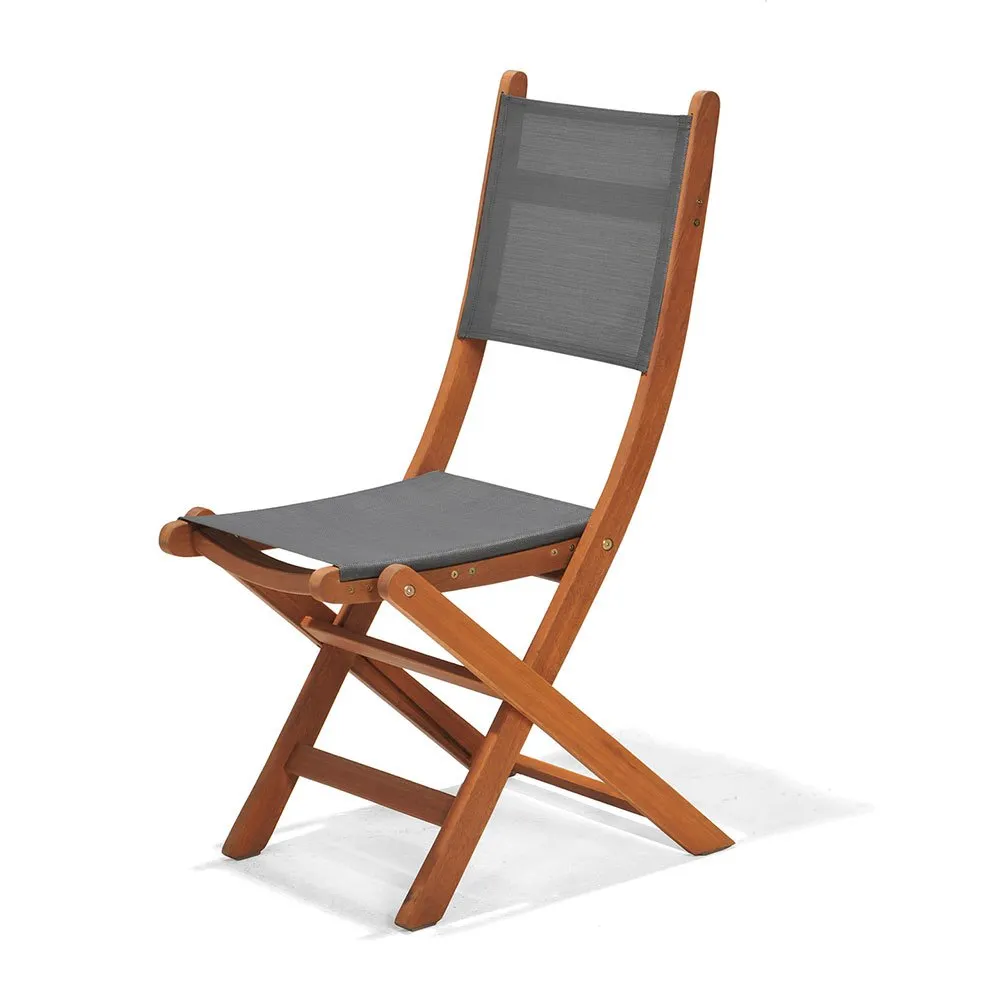 Chillvert Napoles Fsc Sammenleggbar Stol I Eukalyptus Og Stoff 50.65x49.6x93.2 Cm unisex, Wooden / grey, One Size Chillvert Napoles Fsc Sammenleggbar Stol I Eukalyptus Og Stoff 50.65x49.6x93.2 Cm unisex, Wooden / grey, One Size