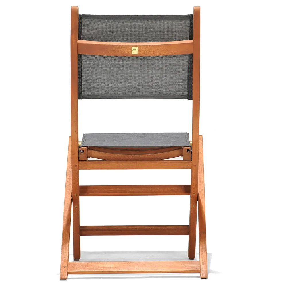 Chillvert Napoles Fsc Sammenleggbar Stol I Eukalyptus Og Stoff 50.65x49.6x93.2 Cm unisex, Wooden / grey, One Size Chillvert Napoles Fsc Sammenleggbar Stol I Eukalyptus Og Stoff 50.65x49.6x93.2 Cm unisex, Wooden / grey, One Size