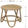 Chillvert Parma Rattan Hagemøbelsett unisex, Natural, One Size