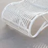 Chillvert Parma Rattan Solseng 61x94x85 Cm unisex, White, One Size