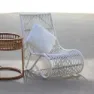 Chillvert Parma Rattan Solseng 61x94x85 Cm unisex, White, One Size