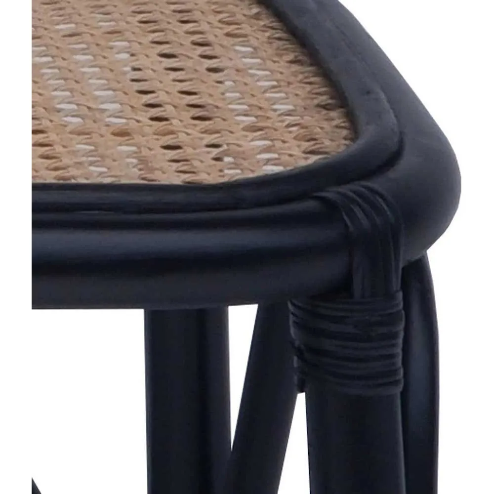 Chillvert Parma Rotting Hagestol 78x37x43 Cm unisex, Black, 78 x 37 x 43cm