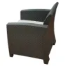 Chillvert Salerno Harset Hagemøbelsett Med Rotan-effekt unisex, Chocolate / beige, One Size