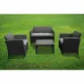 Chillvert Siena Harset Hagemøbelsett Med Rotan-effekt unisex, Anthracite / grey, One Size