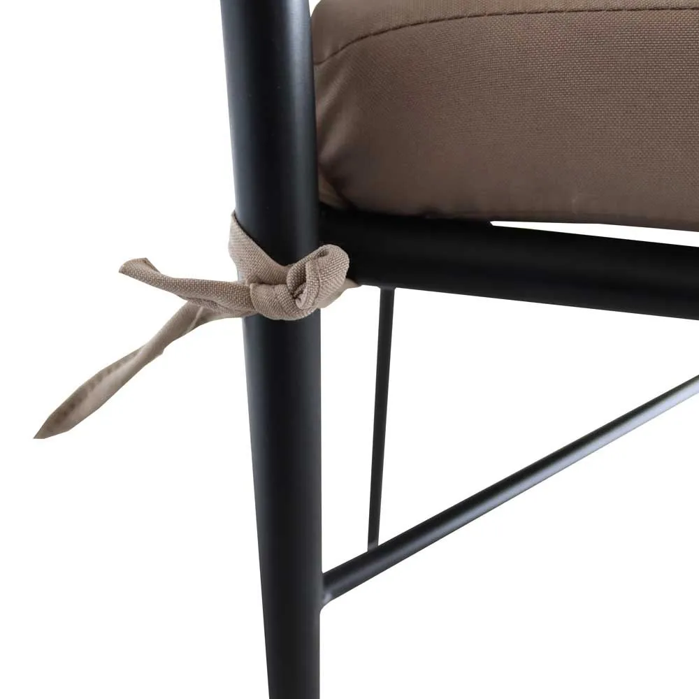 Chillvert Stål Tivoli Stabelbar Stol 40.5x50.5x89 Cm unisex, Black, One Size