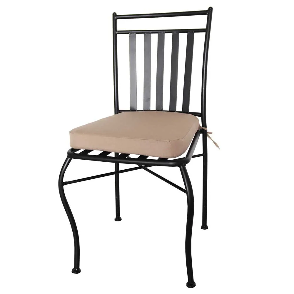 Chillvert Stål Tivoli Stabelbar Stol 40.5x50.5x89 Cm unisex, Black, One Size