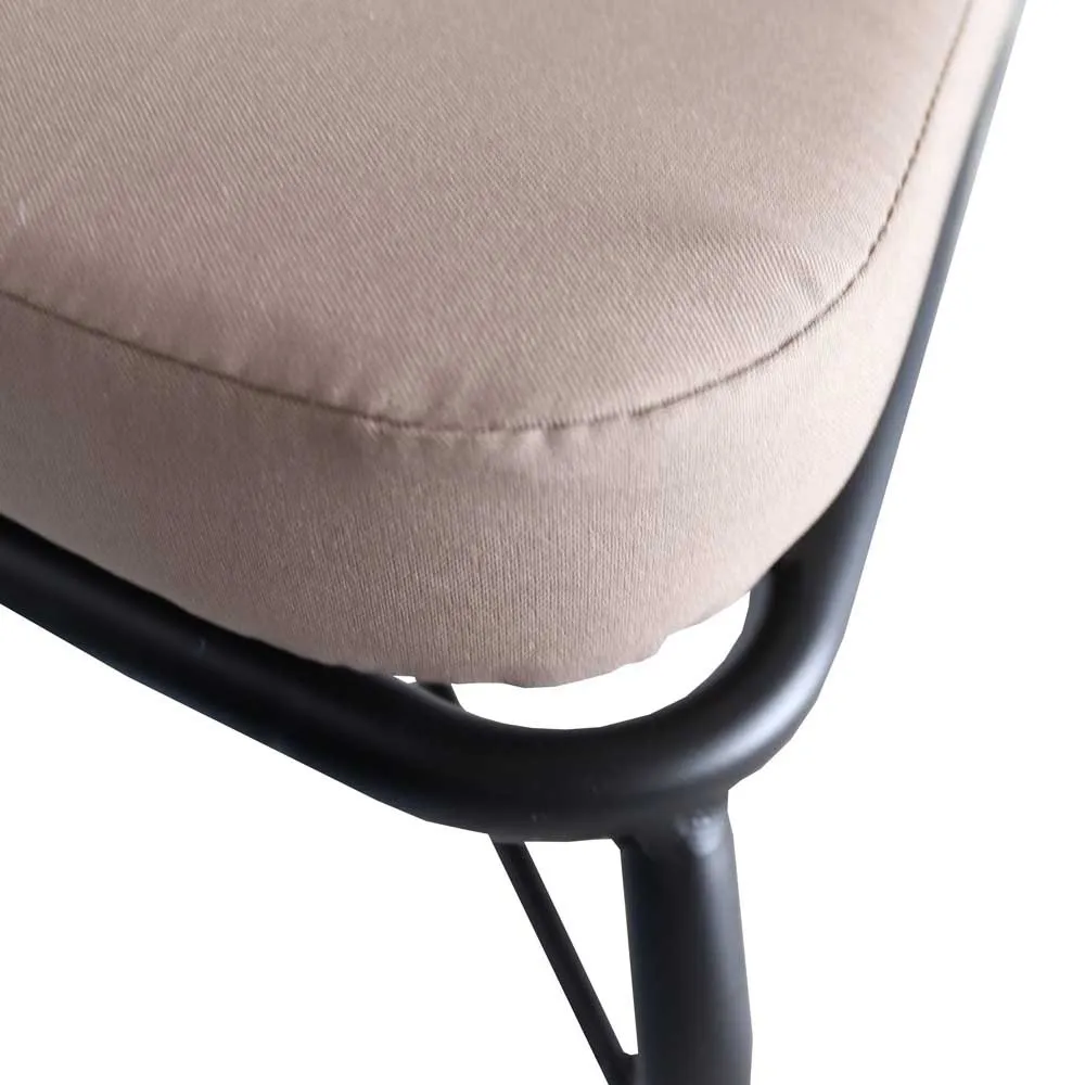 Chillvert Stål Tivoli Stabelbar Stol 40.5x50.5x89 Cm unisex, Black, One Size