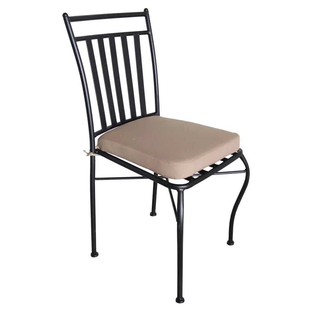 Chillvert Stål Tivoli Stabelbar Stol 40.5x50.5x89 Cm unisex, Black, One Size