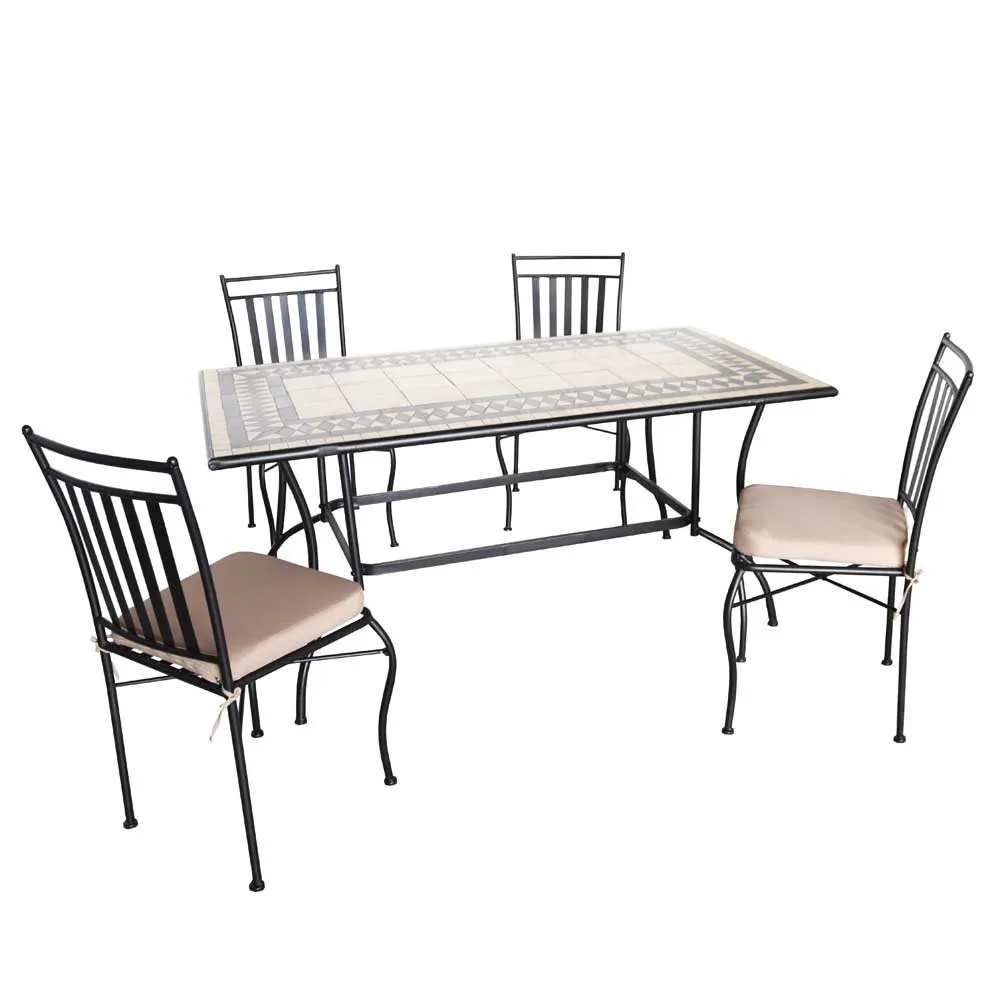 Chillvert Stål Tivoli Stabelbar Stol 40.5x50.5x89 Cm unisex, Black, One Size
