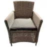 Chillvert Stål Torino Og Syntetisk Rotting Lenestol 65x68.5x93.5 Cm unisex, Beige / anthracite, One Size