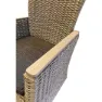 Chillvert Stål Torino Og Syntetisk Rotting Lenestol 65x68.5x93.5 Cm unisex, Beige / anthracite, One Size