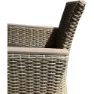 Chillvert Stål Torino Og Syntetisk Rotting Lenestol 65x68.5x93.5 Cm unisex, Beige / anthracite, One Size