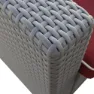 Chillvert Treviso Harset Hagemøbelsett Med Rotan-effekt unisex, Grey / terracotta, One Size