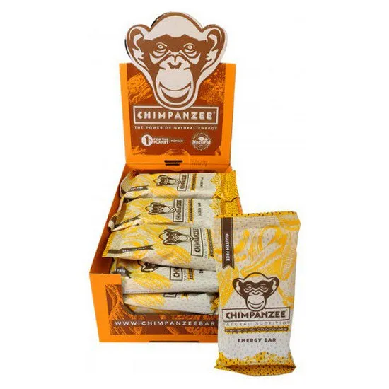 Chimpanzee Energibar Boks Sjokolade Og Banan 55g 20 Enheter, Brown, One Size