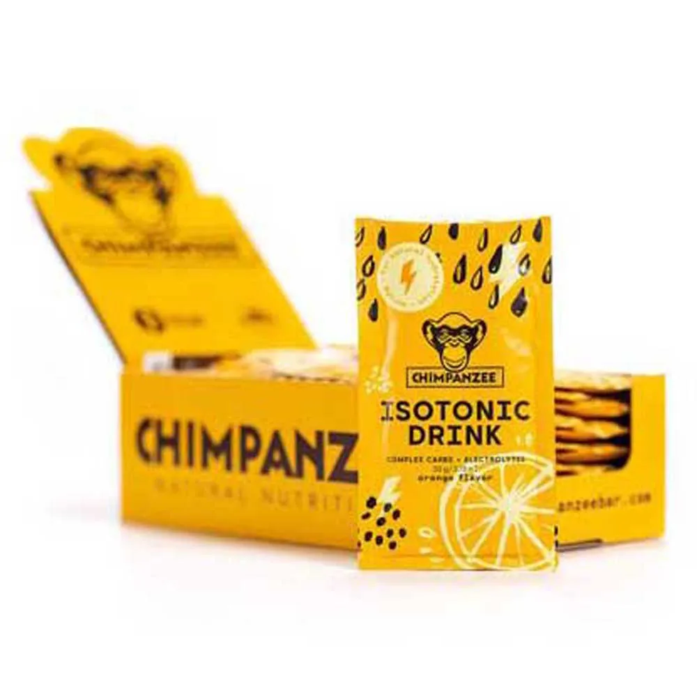 Chimpanzee Isotonisk Enkeltdoseringsboks Appelsin 30g 25 Enheter, Multicolor, One Size