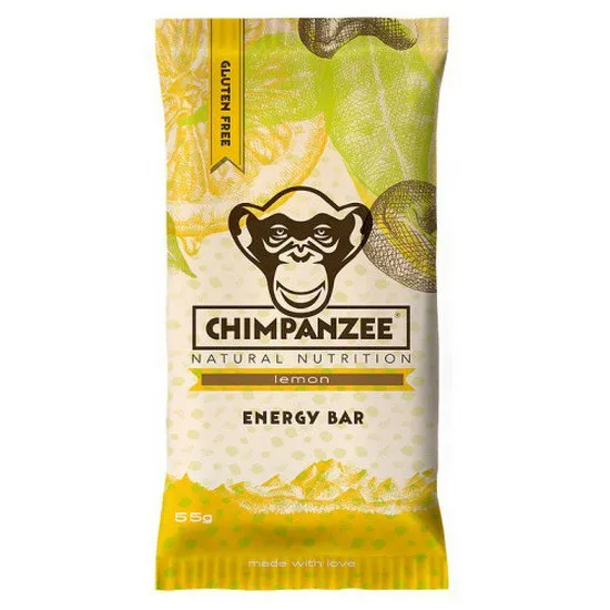 Chimpanzee Lemond Energi Barer Boks 55g 20 Enheter, Brown, One Size