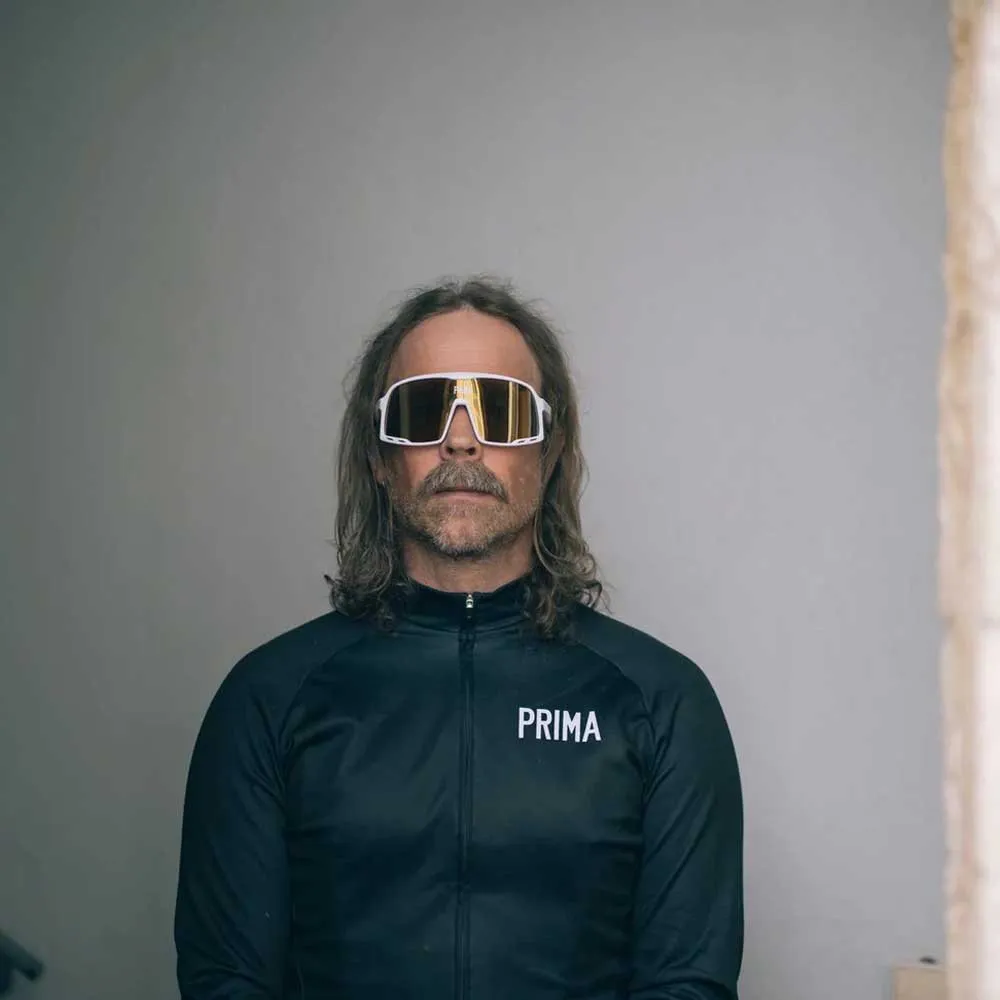Chpo Brand Prima Due Polariserte Solbriller, White, Gold Mirror Polarized/CAT3 Chpo Brand Prima Due Polariserte Solbriller, White, Gold Mirror Polarized/CAT3
