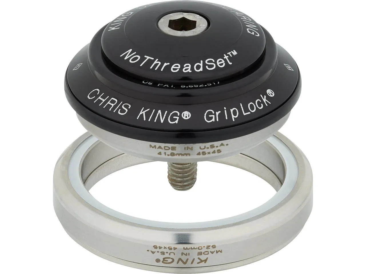 Chris King DropSet 2 IS42/28,6 - IS52/40 GripLock Steuersatz Chris King DropSet 2 IS42/28,6 - IS52/40 GripLock Steuersatz