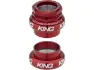 Chris King GripNut Bold EC34/28,6 - EC34/30 Gewindesteuersatz, Red, 1"